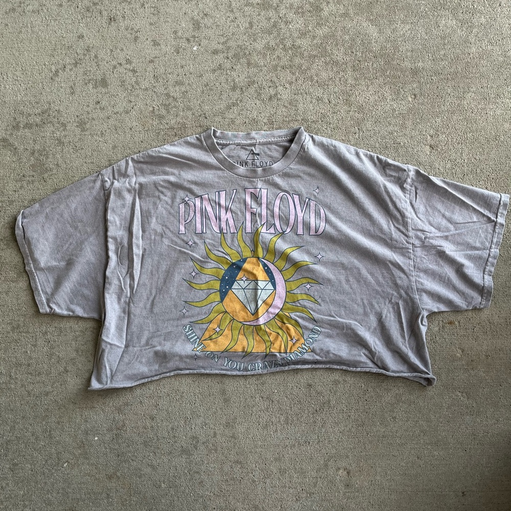 Urban Outfitters Gray Pink Floyd Graphic Tee